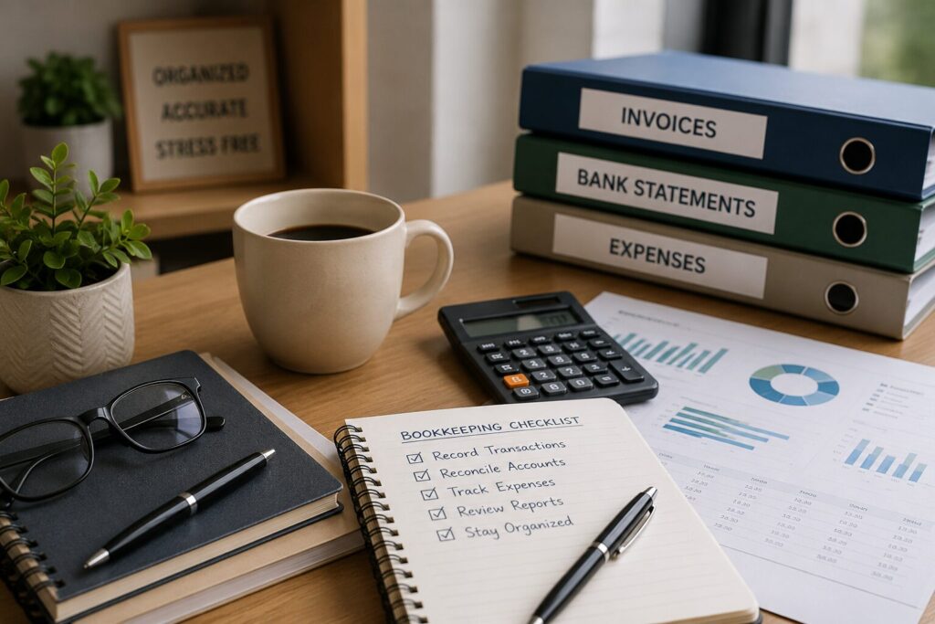 Bookkeeping mistakes small businesses make with financial reports and organized records